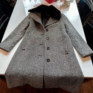 Talbots long wool coat size 6P